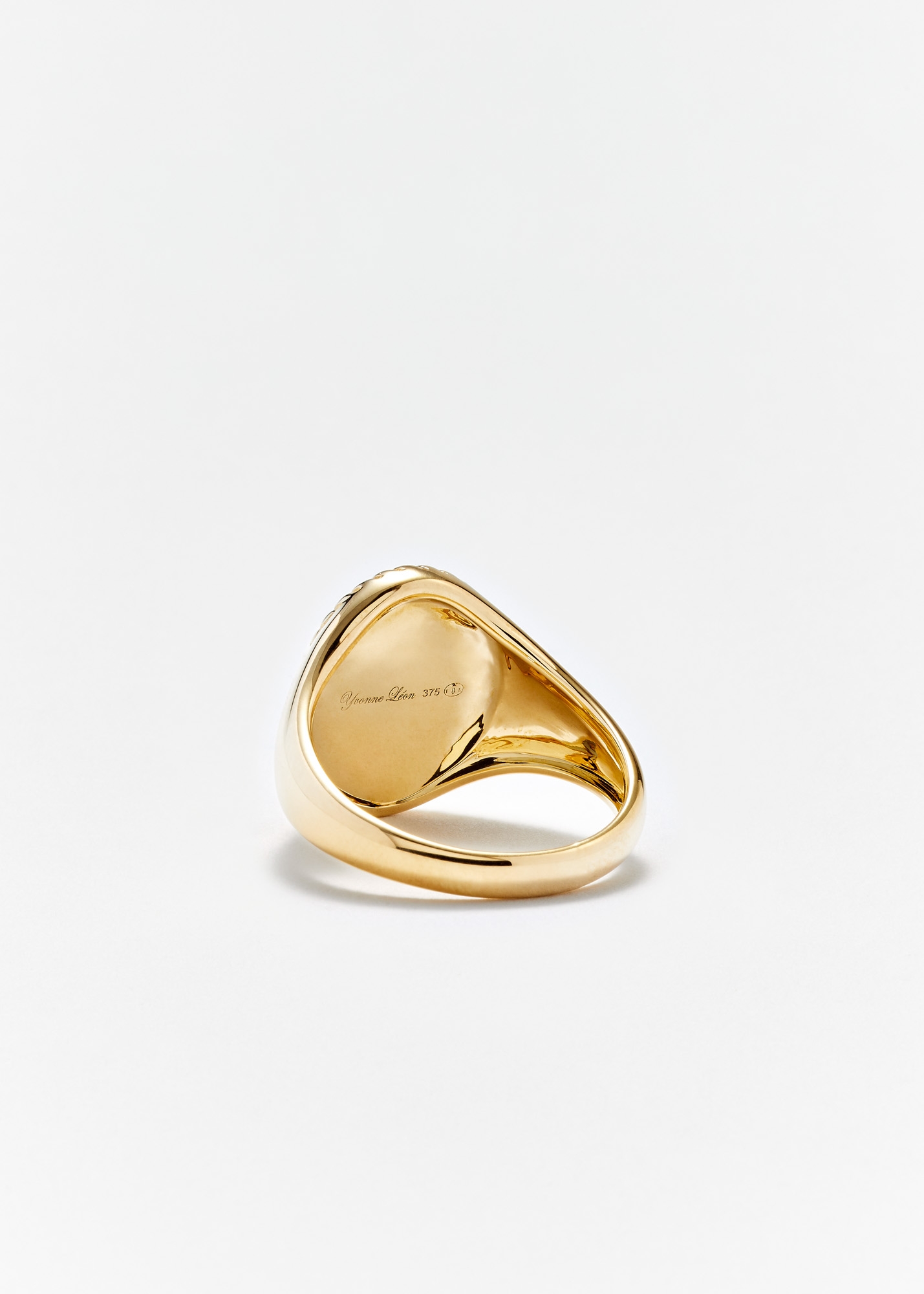 CHEVALIÈRE OVALE GOLD OR JAUNE