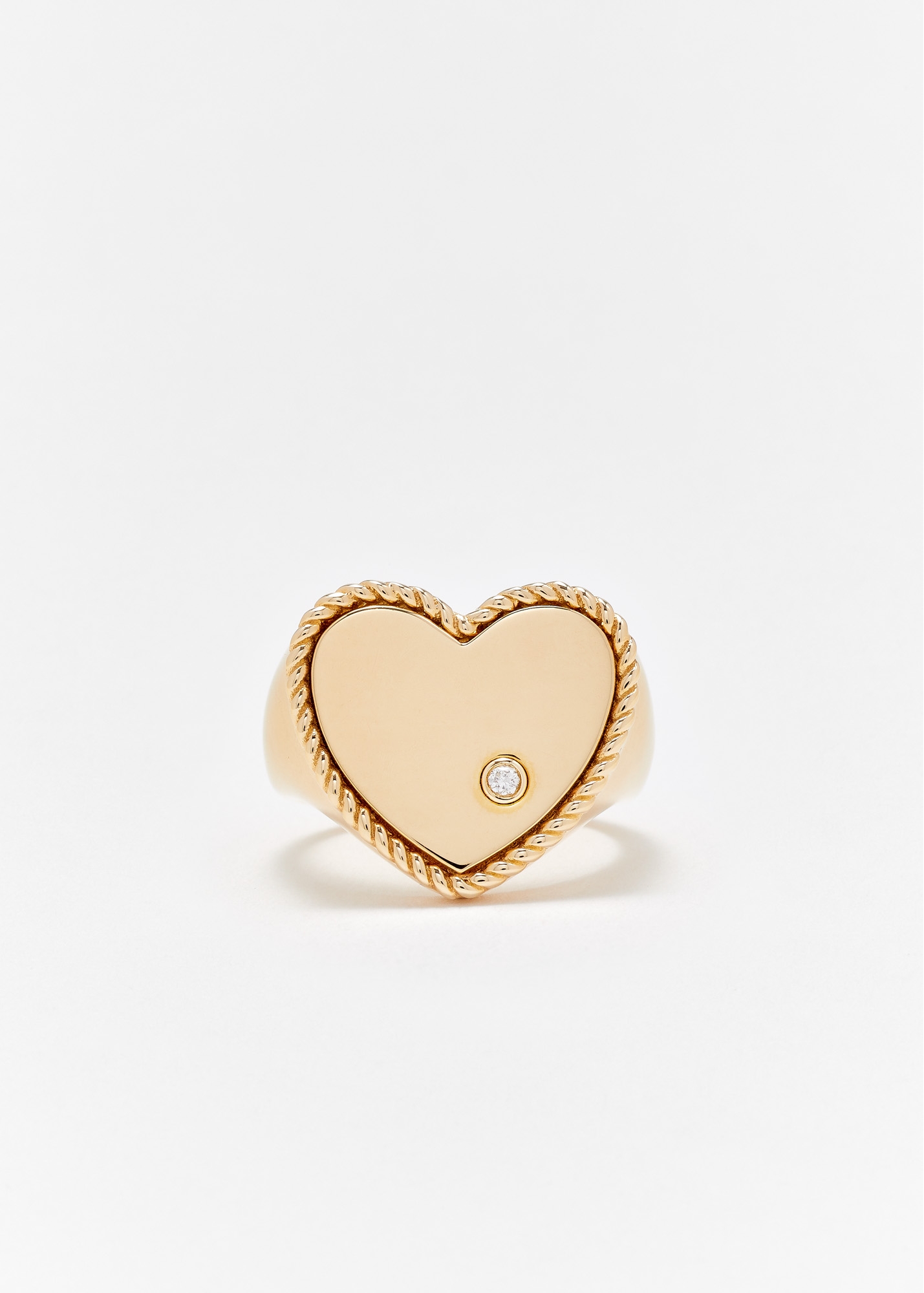 【関税込み】Yvonne Leon ゴールド Chevaliere Octo リング Signet Ring Ovale - Diamonds and yellow gold - Yvonne Léon