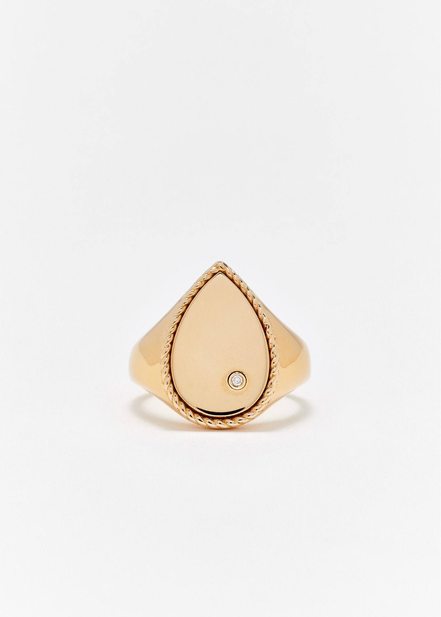 CHEVALIÈRE POIRE GOLD OR JAUNE