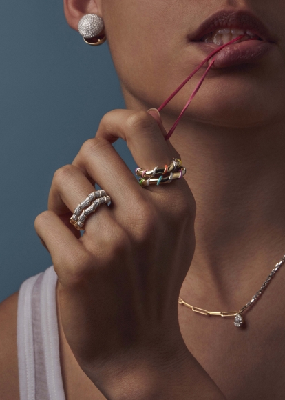 PAIRE DE BOUCLES D'OREILLE BOULE DISCO DIAMANTS 2 ORS