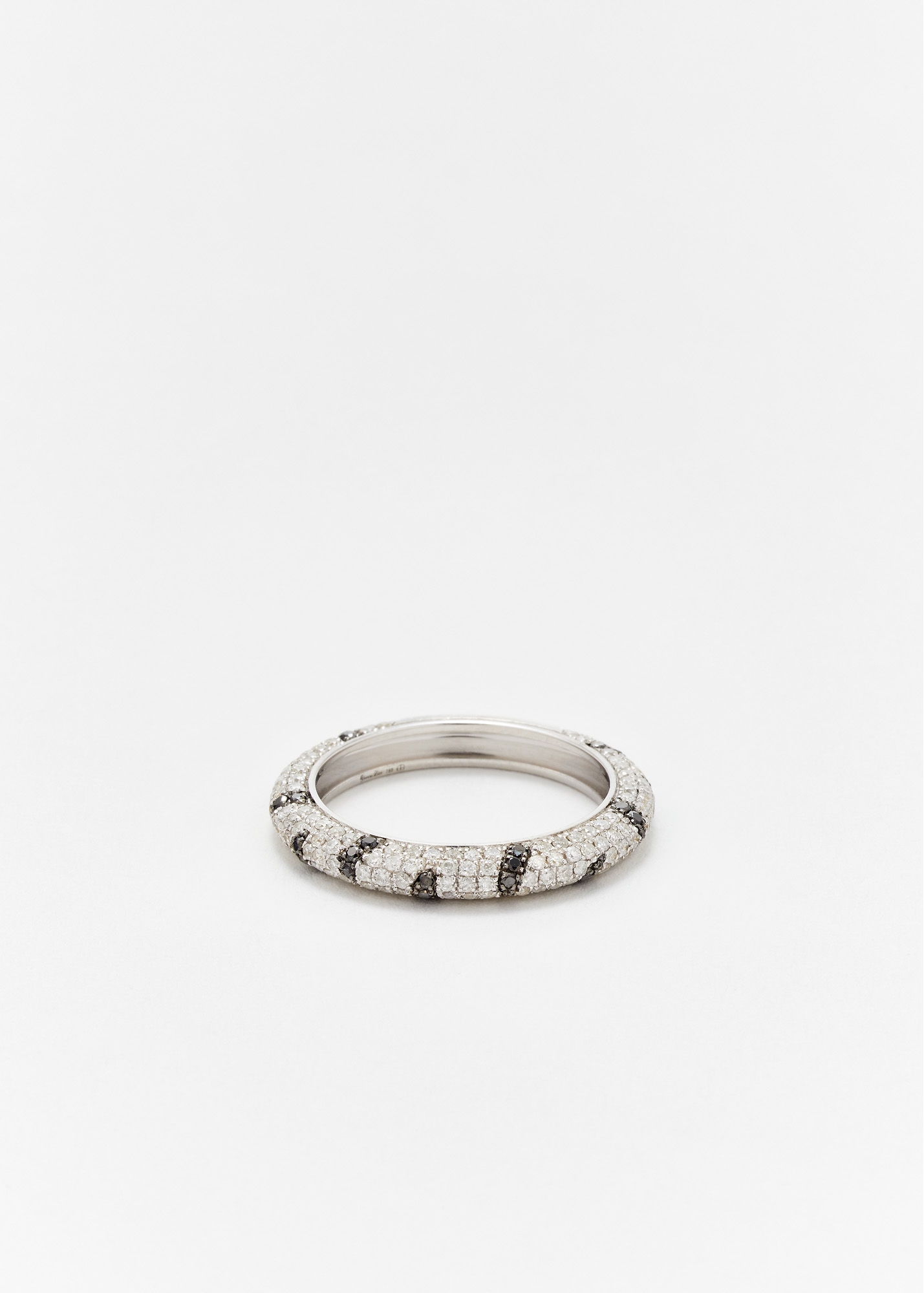 MINI ALLIANCE ZÈBRE DIAMANTS OR BLANC