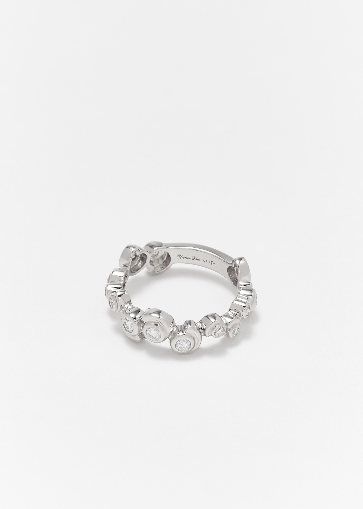 ALLIANCE ESCARGOT DIAMANTS OR BLANC