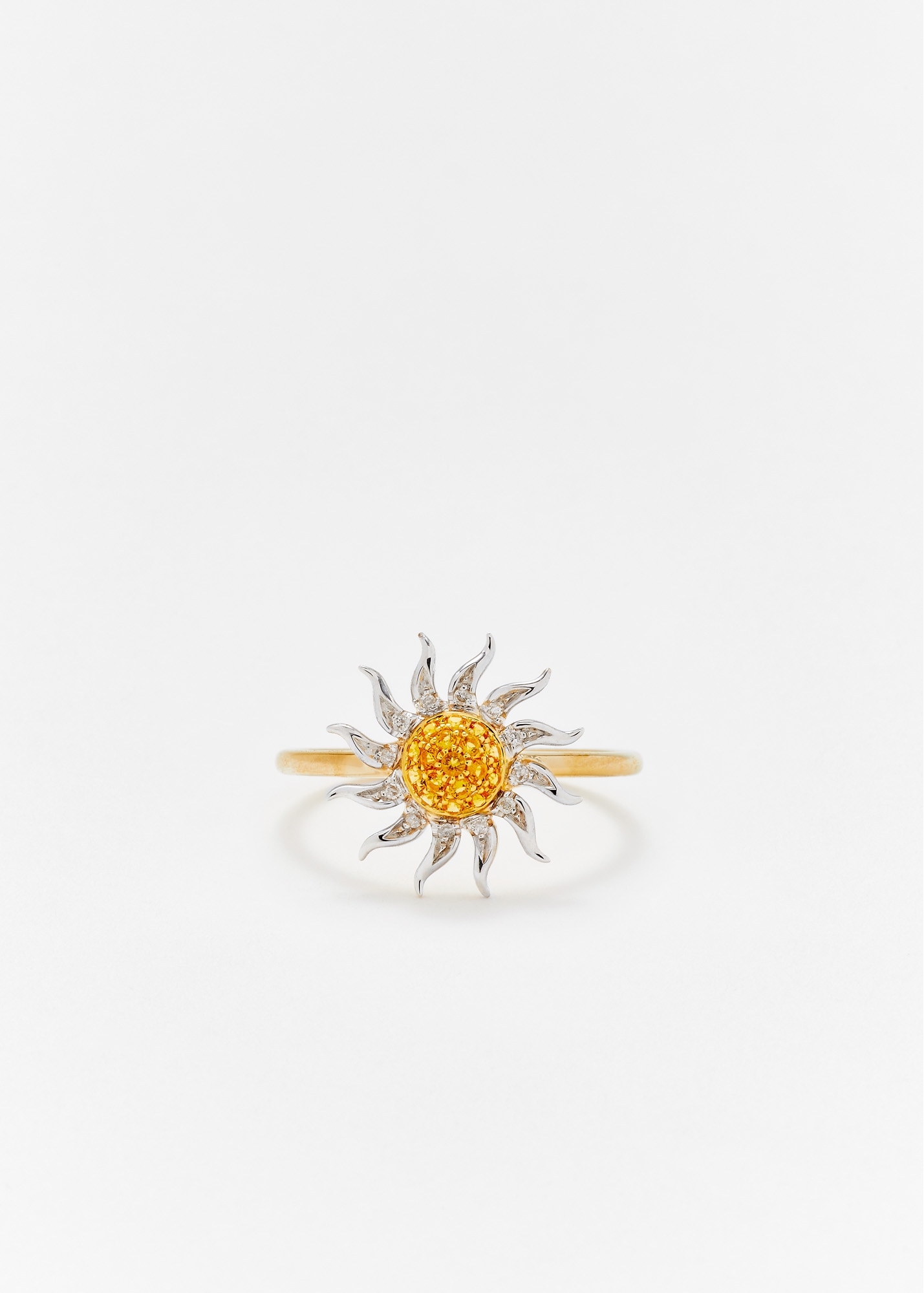 MINI BAGUE SOLEIL OR JAUNE