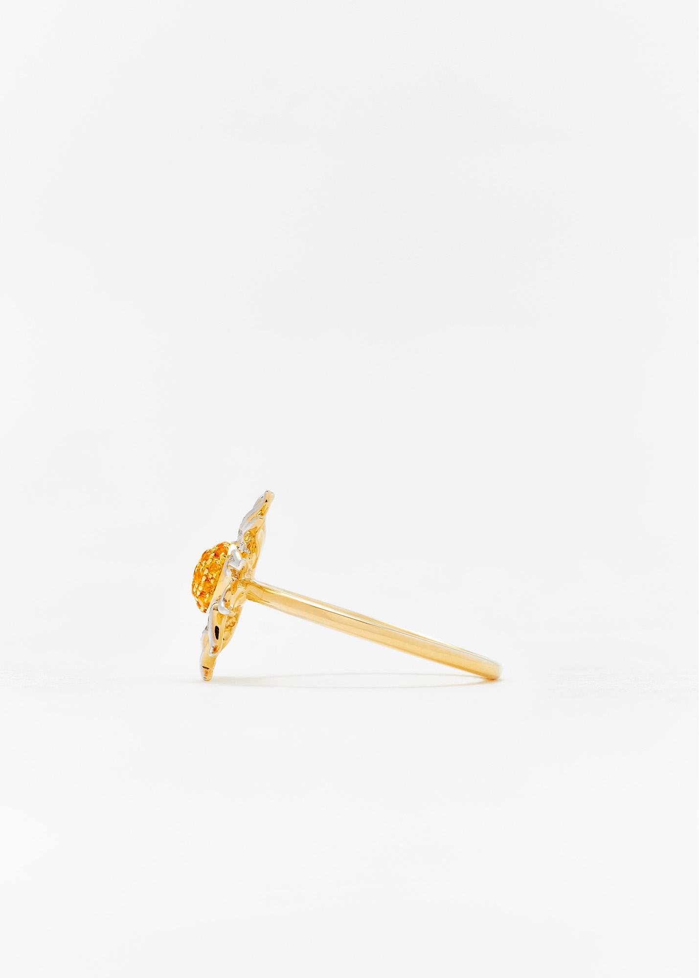 MINI BAGUE SOLEIL OR JAUNE