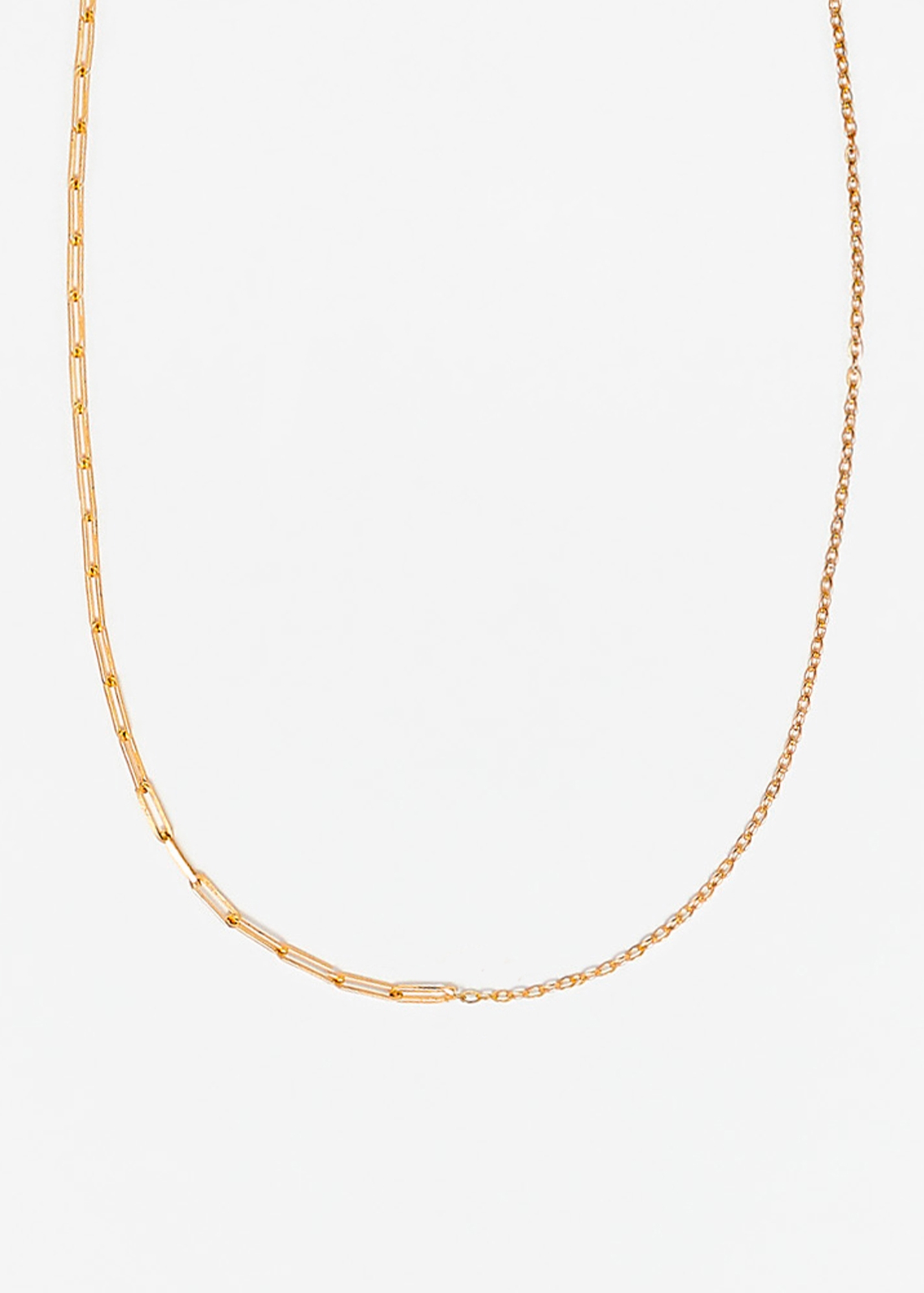COLLIER SOLITAIRE NU PM OR JAUNE