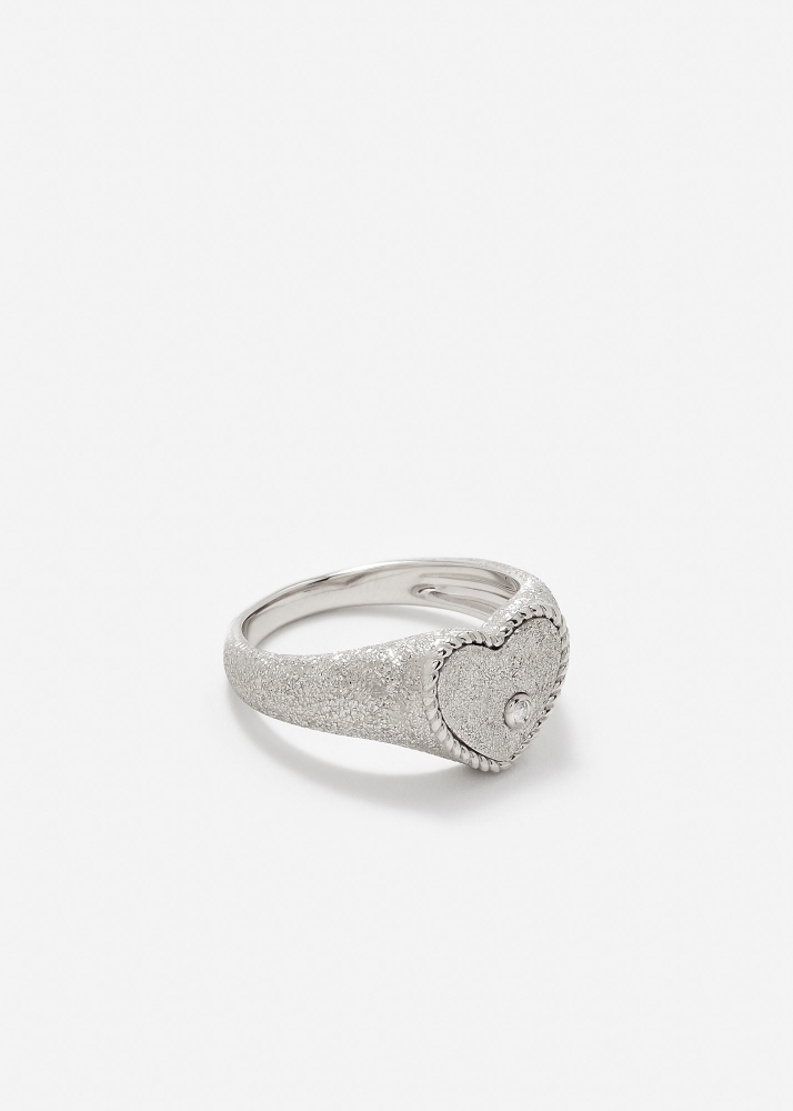BABY CHEVALIÈRE COEUR PAILLETÉE OR BLANC