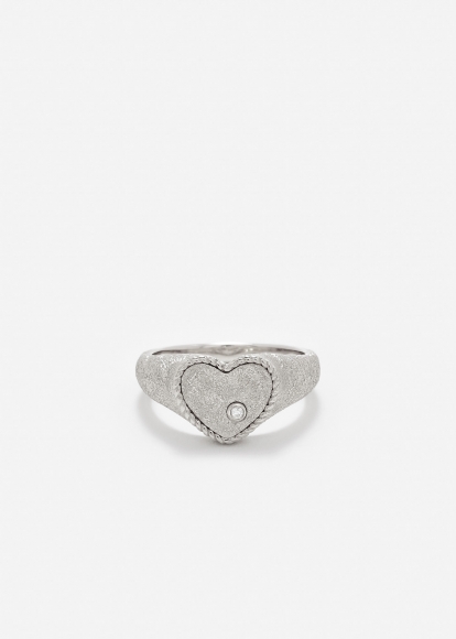 BABY CHEVALIÈRE COEUR PAILLETÉE OR BLANC