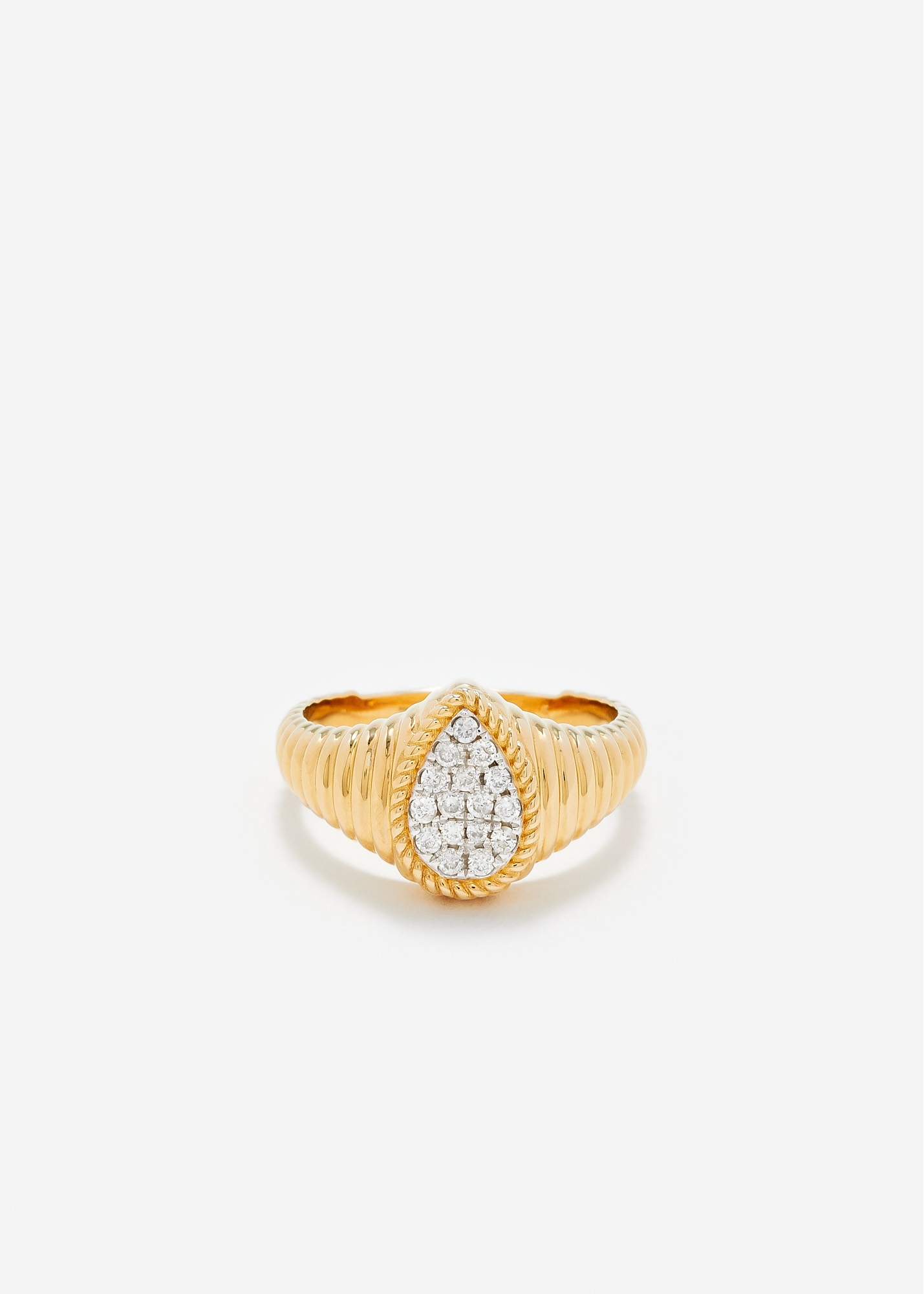 BABY CHEVALIÈRE POIRE BERLINGOT DIAMANTS OR JAUNE