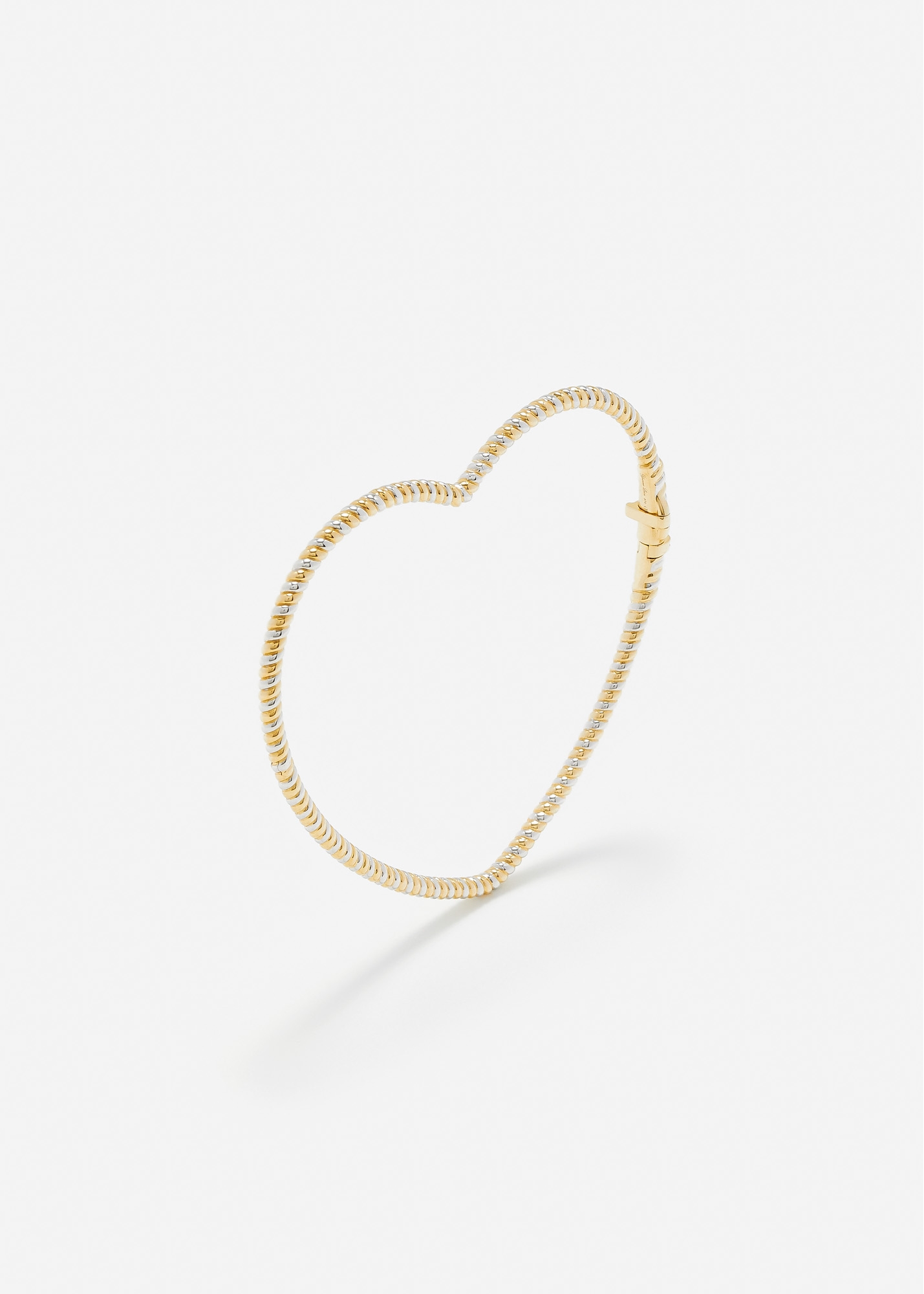 BRACELET JONC COEUR TORSADE PM 2 ORS