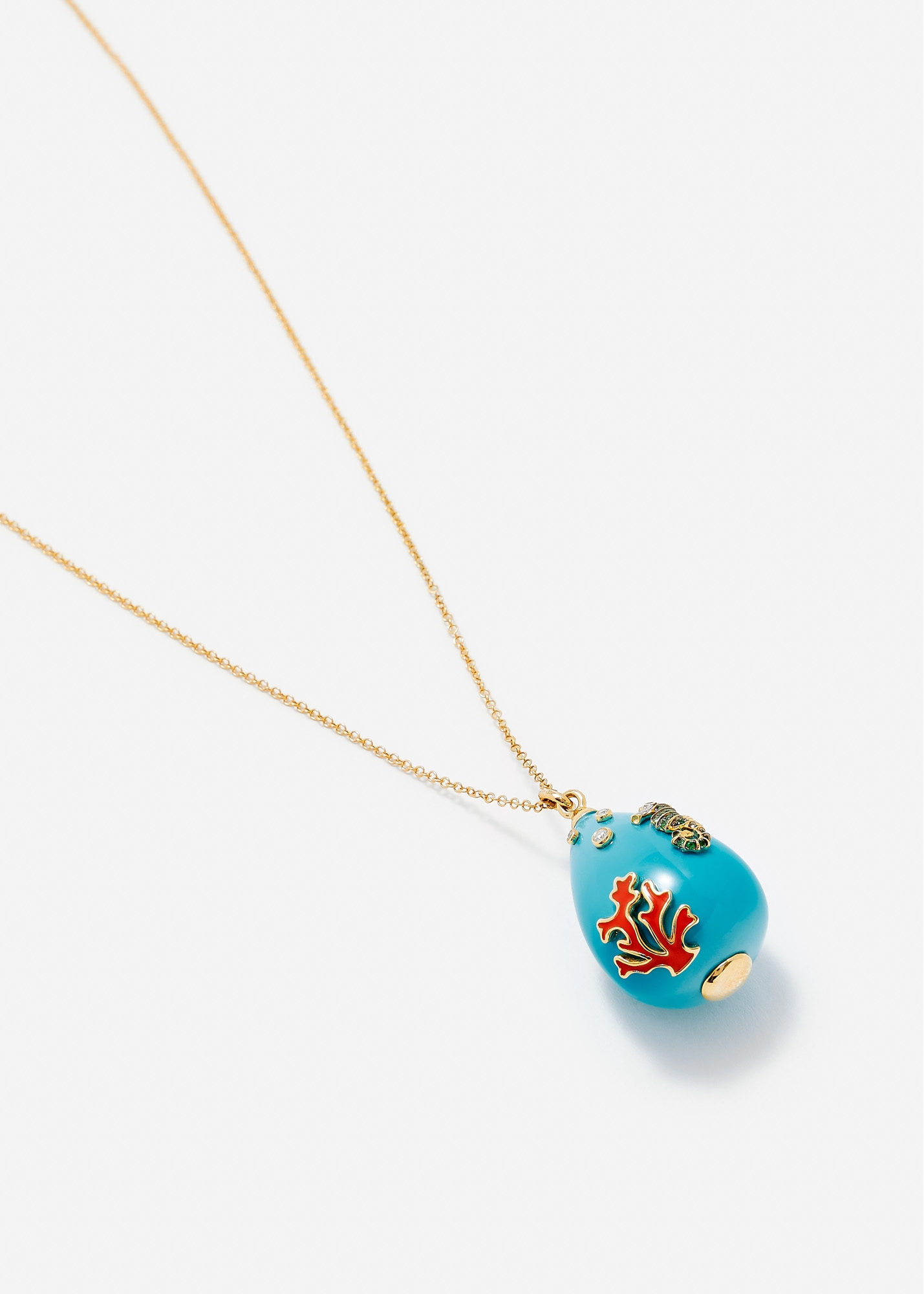 PENDENTIF L’OCÉAN OR JAUNE