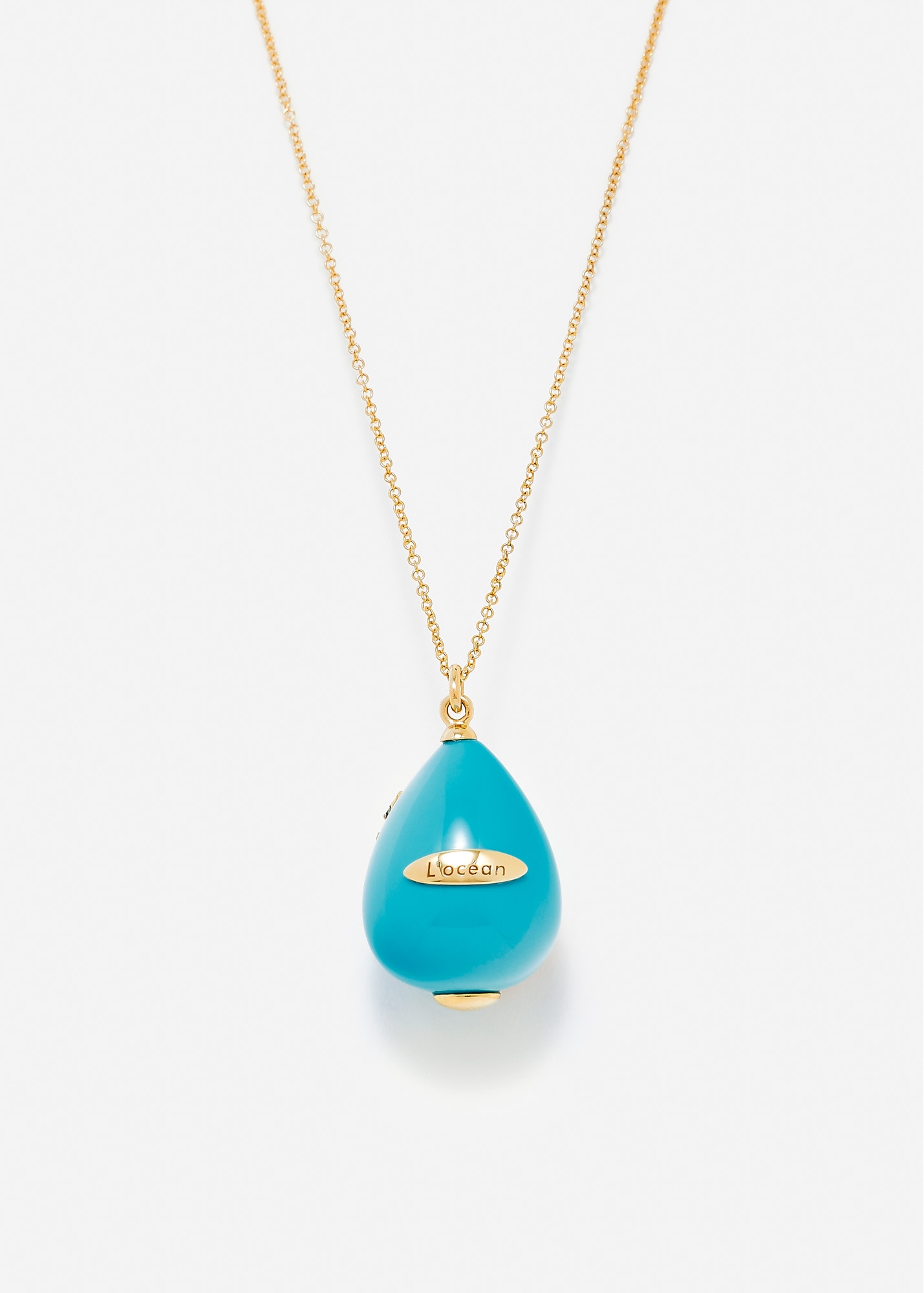 PENDENTIF L’OCÉAN OR JAUNE