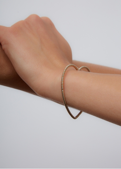 BRACELET JONC COEUR PM 2 ORS
