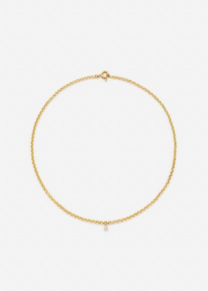 COLLIER JASERON FLOTTANT PM OR JAUNE