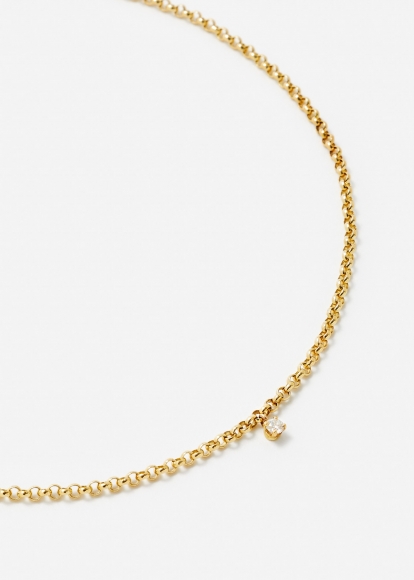 COLLIER JASERON FLOTTANT PM OR JAUNE