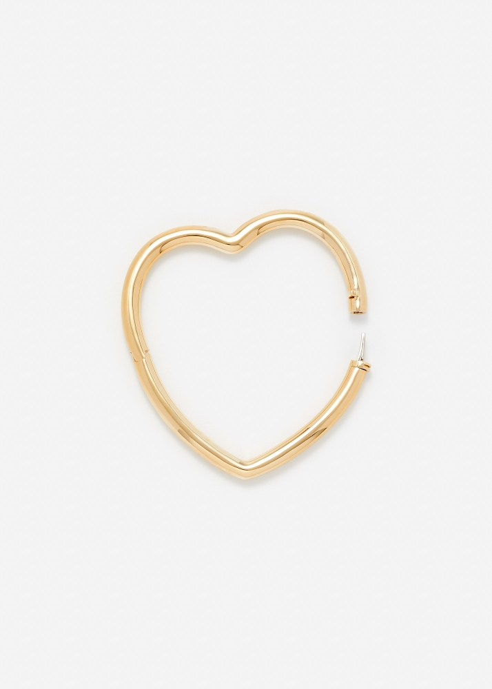 BRACELET JONC COEUR LISSE GM OR JAUNE