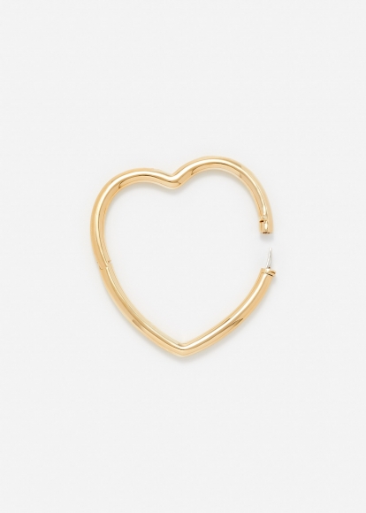 BRACELET JONC COEUR LISSE OR JAUNE