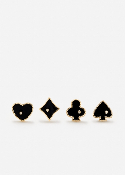 SET DE 4 PUCES CASINO PM OR JAUNE