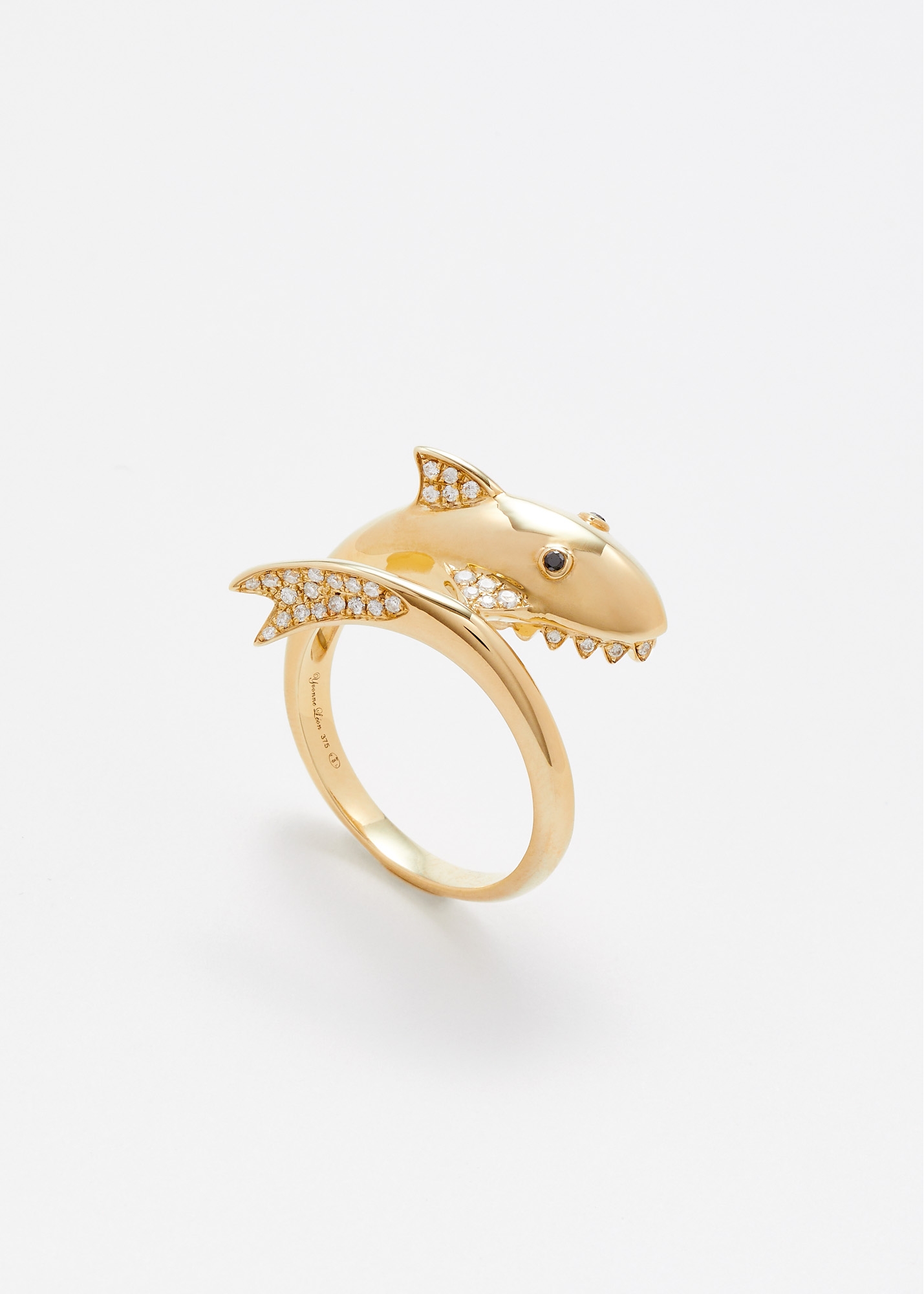 BAGUE REQUIN OR JAUNE