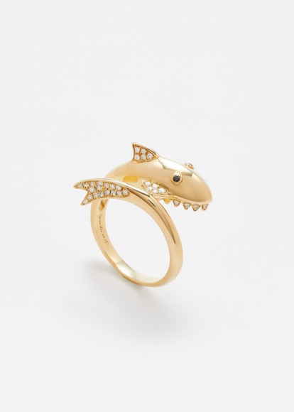BAGUE REQUIN OR JAUNE