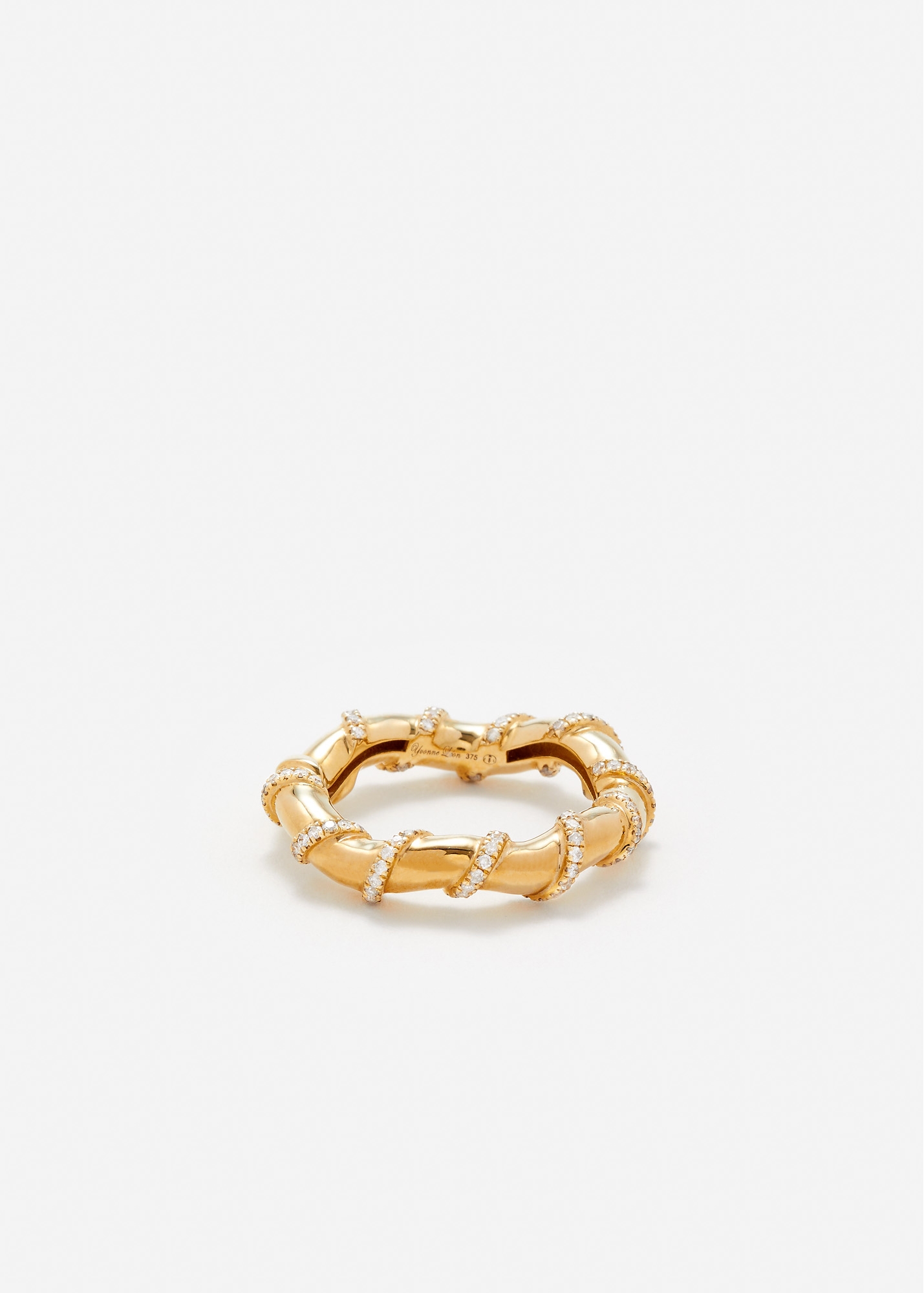 BAGUE TWISTÉE GOLD OR JAUNE