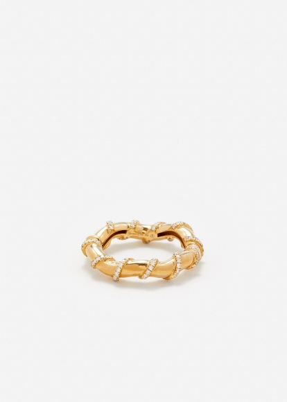 BAGUE TWISTÉE GOLD OR JAUNE