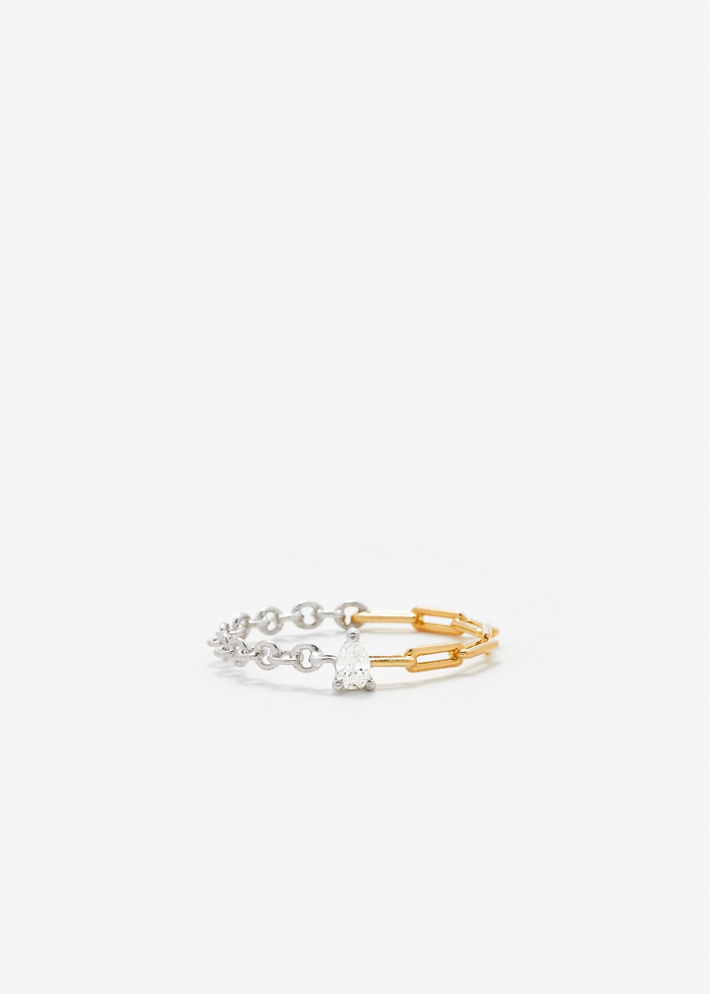BAGUE SOLITAIRE DIAMANT POIRE PM 2 ORS