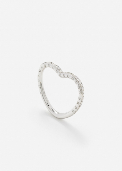 ALLIANCE COEUR DIAMANTS OR BLANC