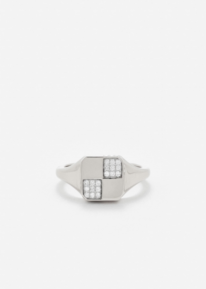BABY CHEVALIÈRE DAMIER GOLD OR BLANC