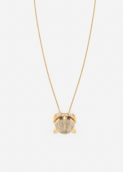 PENDENTIF CRABE COQUILLAGE GOLD OR JAUNE
