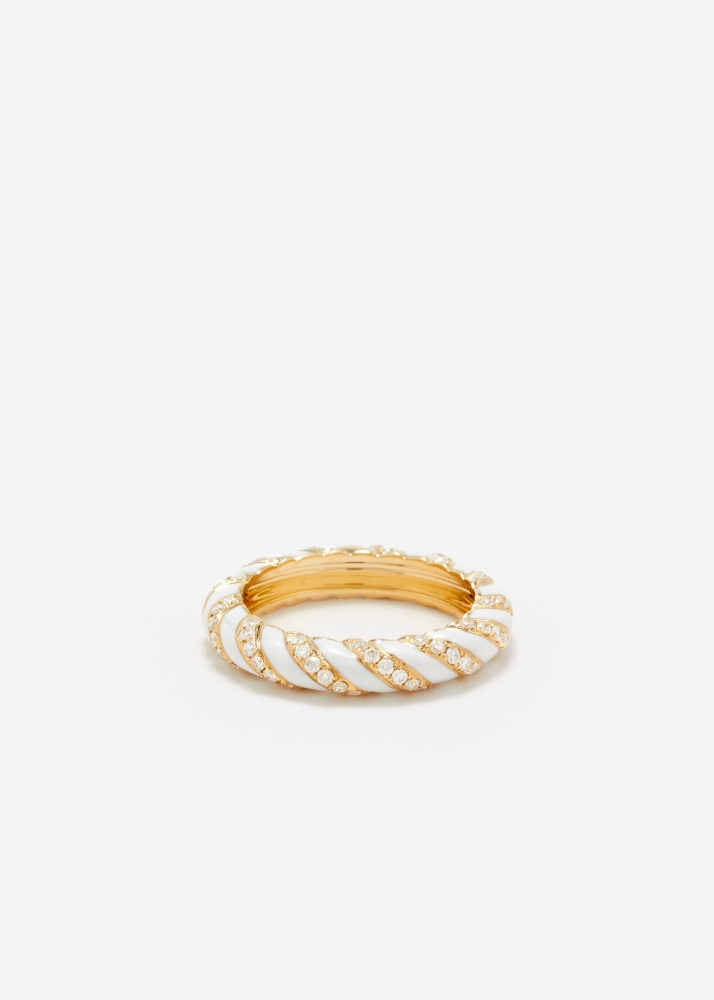 ALLIANCE TORSADE EMAIL BLANC OR JAUNE