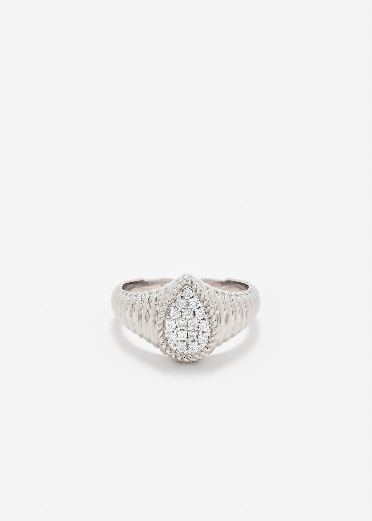 BABY CHEVALIÈRE POIRE BERLINGOT DIAMANTS OR BLANC