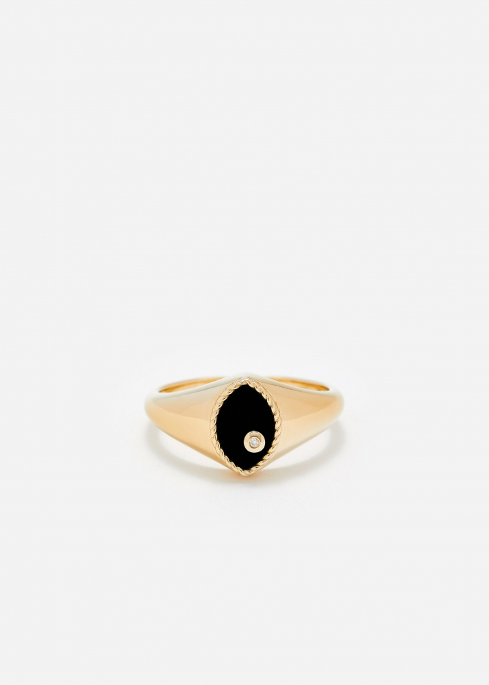 BABY CHEVALIÈRE MARQUISE ONYX OR JAUNE