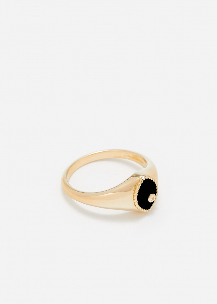 BABY CHEVALIÈRE MARQUISE ONYX OR JAUNE