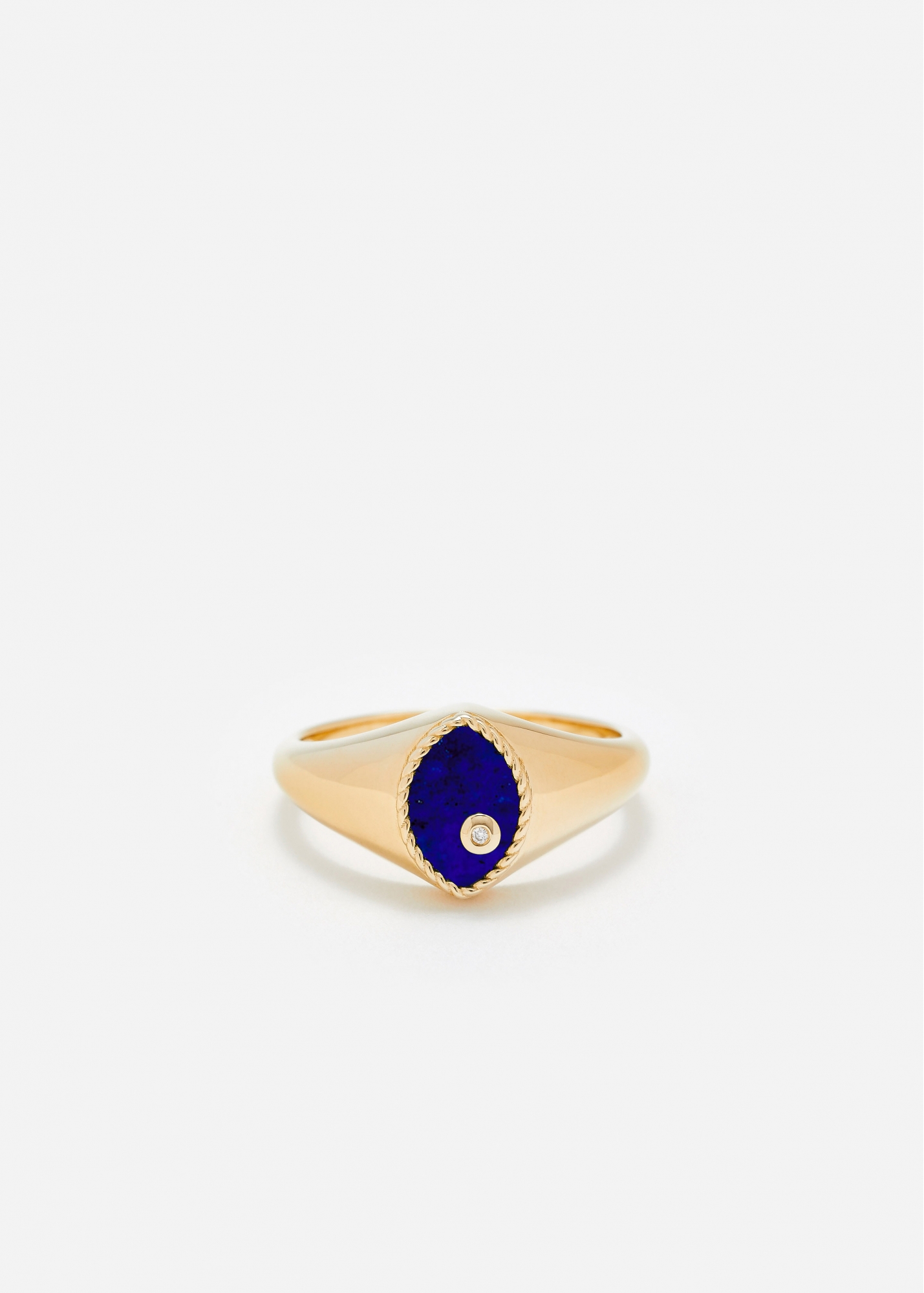 BABY CHEVALIÈRE MARQUISE LAPIS LAZULI OR JAUNE