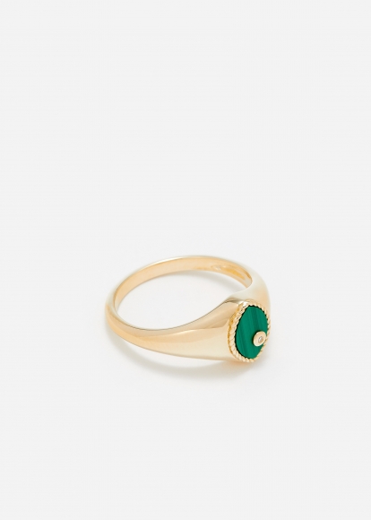 BABY CHEVALIÈRE MARQUISE MALACHITE OR JAUNE