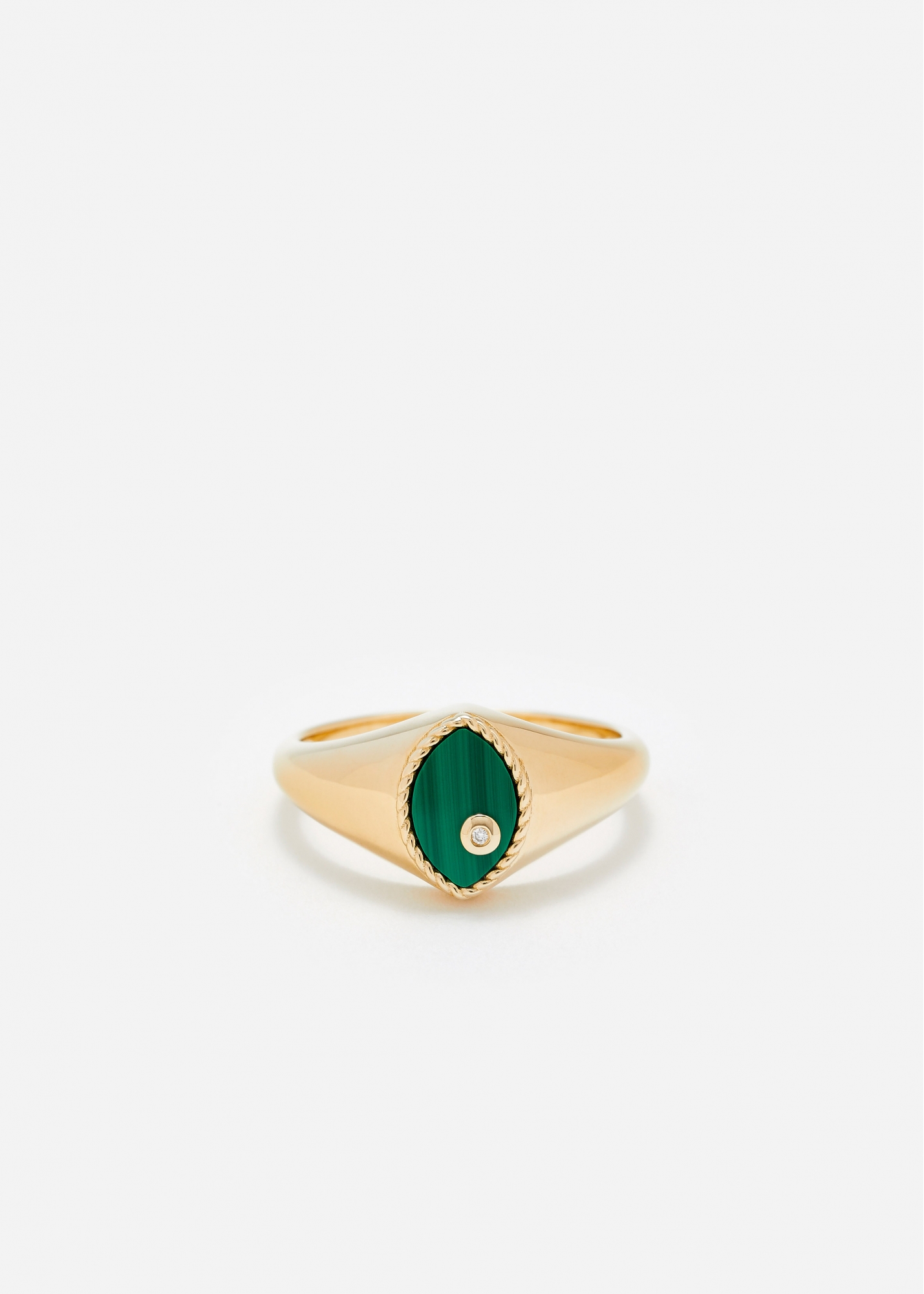 BABY CHEVALIÈRE MARQUISE MALACHITE OR JAUNE
