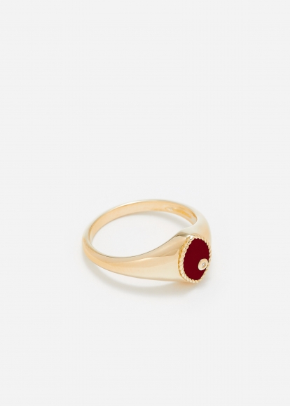 BABY CHEVALIÈRE MARQUISE AGATE ROUGE OR JAUNE