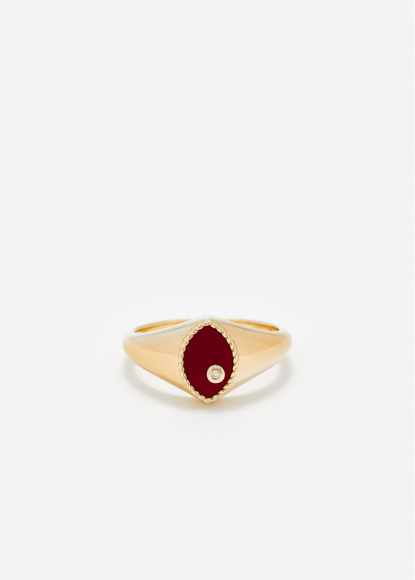 BABY CHEVALIÈRE MARQUISE AGATE ROUGE OR JAUNE