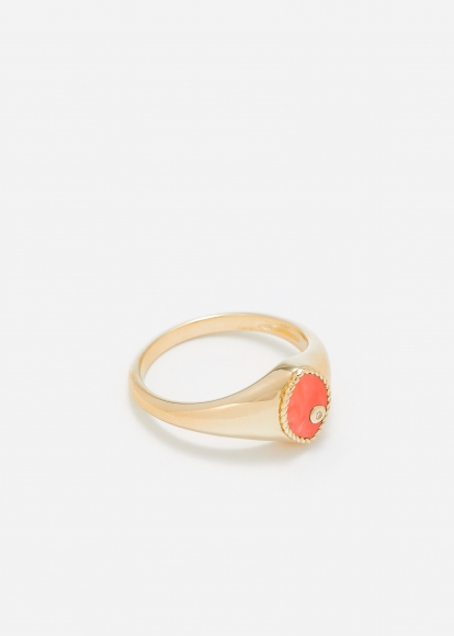 BABY CHEVALIÈRE MARQUISE CORAIL OR JAUNE