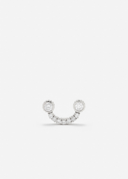 PUCE SOURIRE DIAMANTS OR BLANC