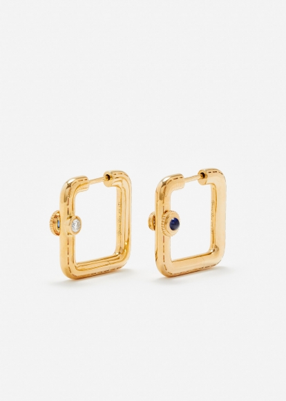 PAIRE DE CRÉOLES GOUSSET GOLD OR JAUNE