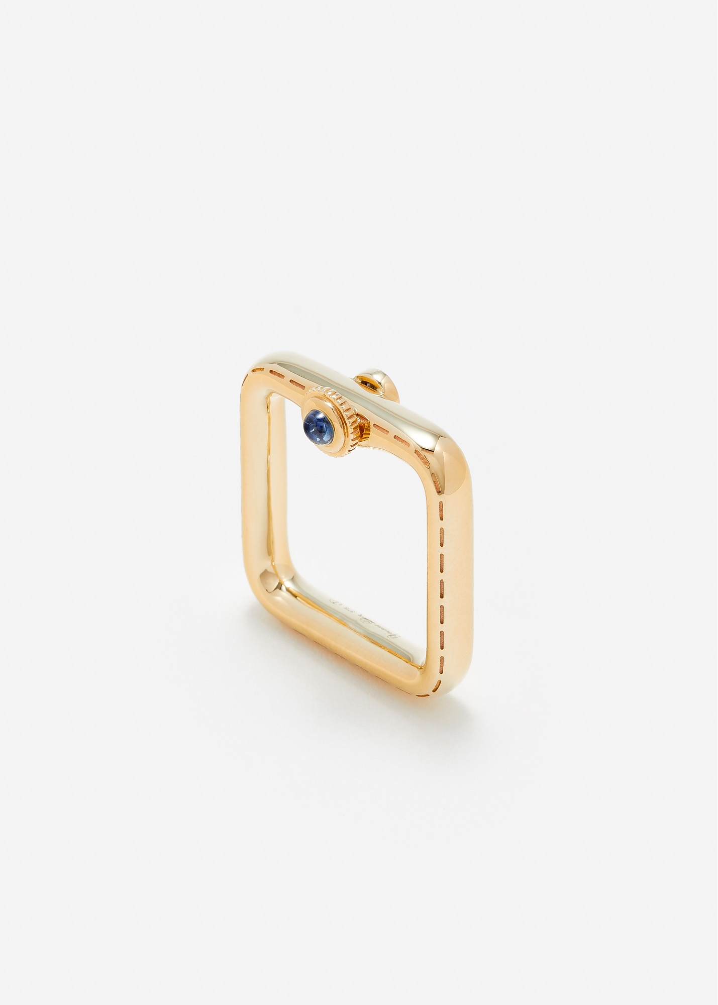 【YVONNE LEON】18-karat gold, sapphire and tsavorite ring YVONNE LÉON Alliance Vague 18-karat gold, sapphire and