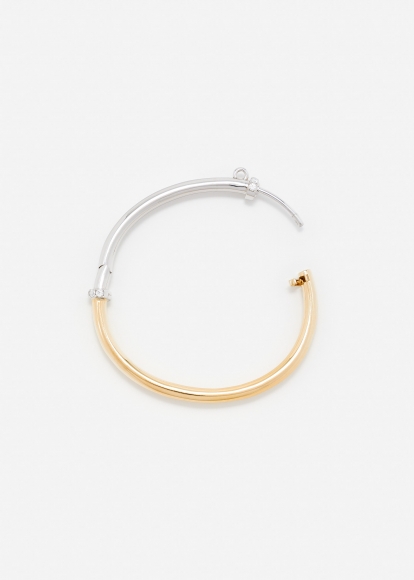 BRACELET JONC MOUSQUETON GOLD 2 ORS