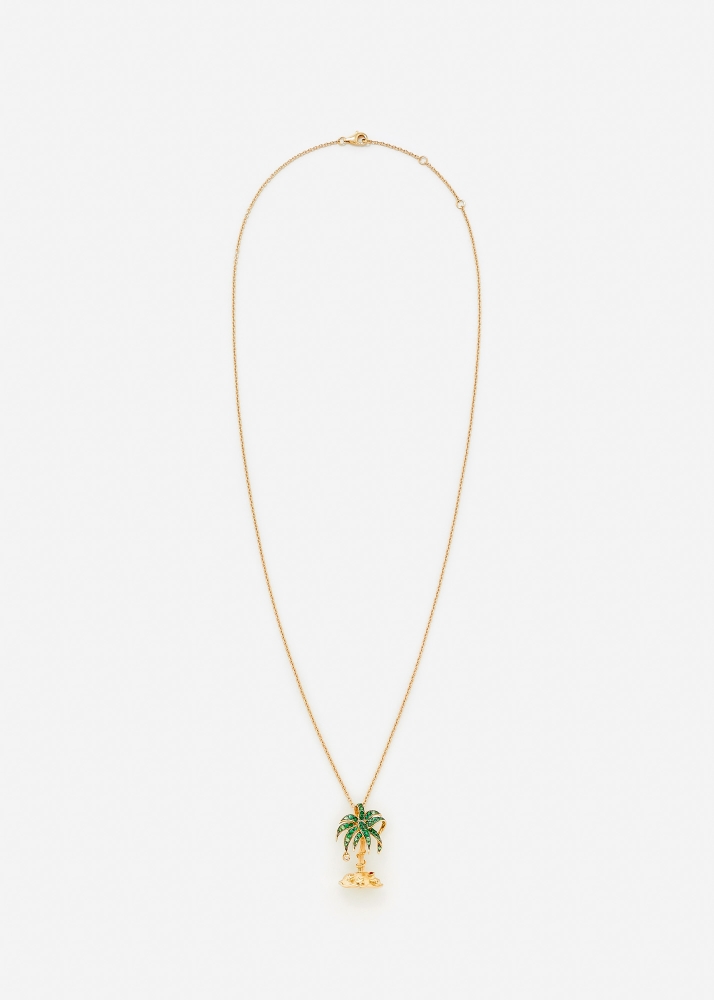 PENDENTIF PARADISE ISLAND PM OR JAUNE