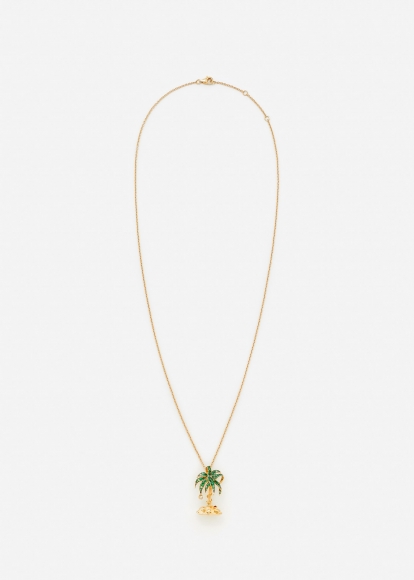 PENDENTIF PARADISE ISLAND PM OR JAUNE