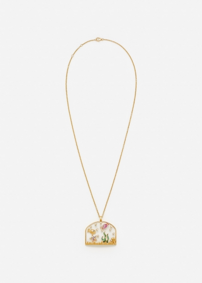 PENDENTIF SOUS L’EAU OR JAUNE