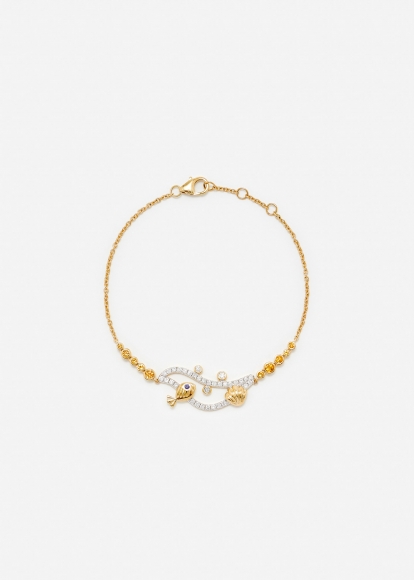 BRACELET SOUS L'EAU OR JAUNE