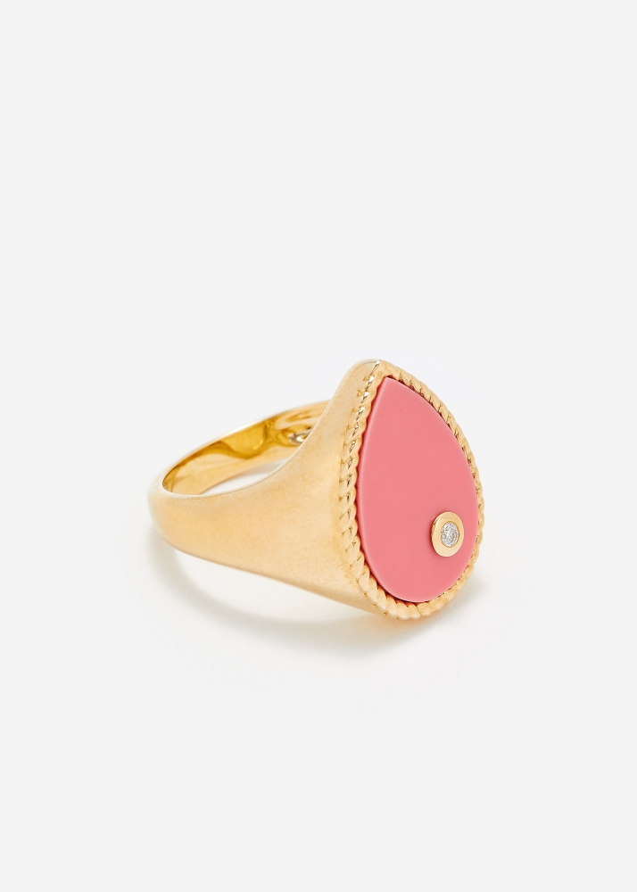CHEVALIÈRE POIRE ROSE OR JAUNE