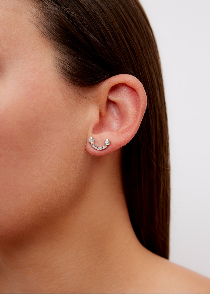 PUCE SOURIRE DIAMANTS OR BLANC