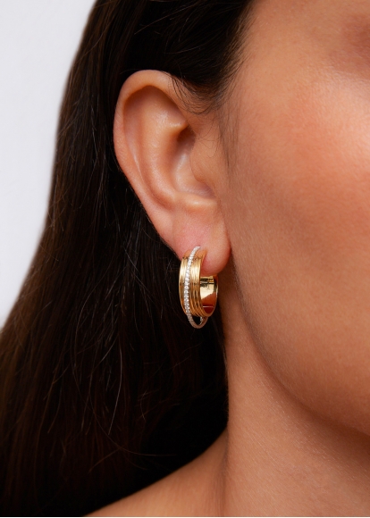 PAIRE DE CRÉOLES SEMAINIER PM 2 ORS